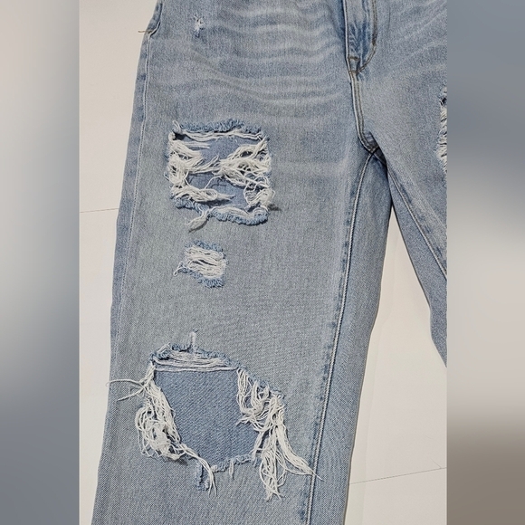 BDG Urban Outfitters Mom High-Rise Denim Jeans Distressed Cutout High-Waisted 27 - Picture 4 of 14